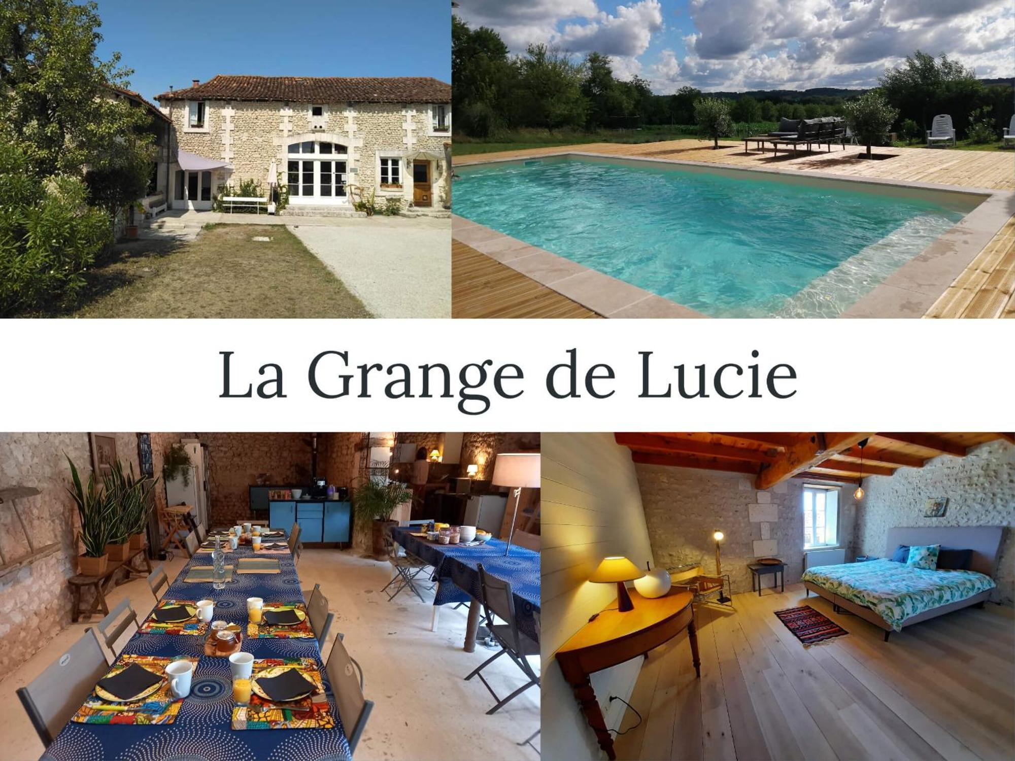 La Grange De Lucie -Chambres D'Hotes En Perigord-Dordogne Nanteuil-Auriac-de-Bourzac Exterior foto